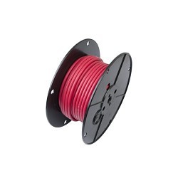 Del City 5500101 Battery Cable, 2/0 AWG Wire, Red Wire, 100 ft Length, 50 VDC